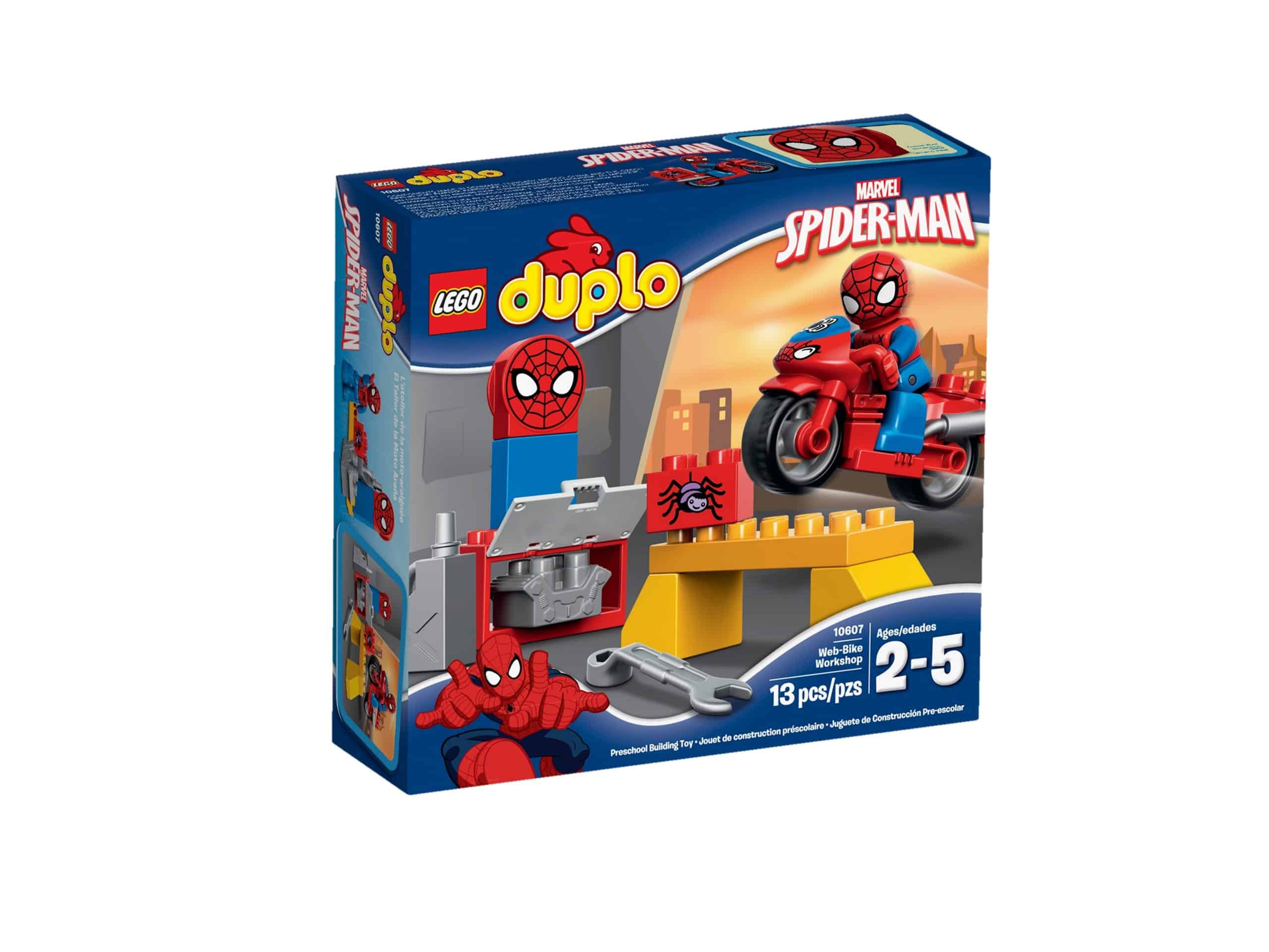 lego 10607 spider man motorrad werkstatt scaled