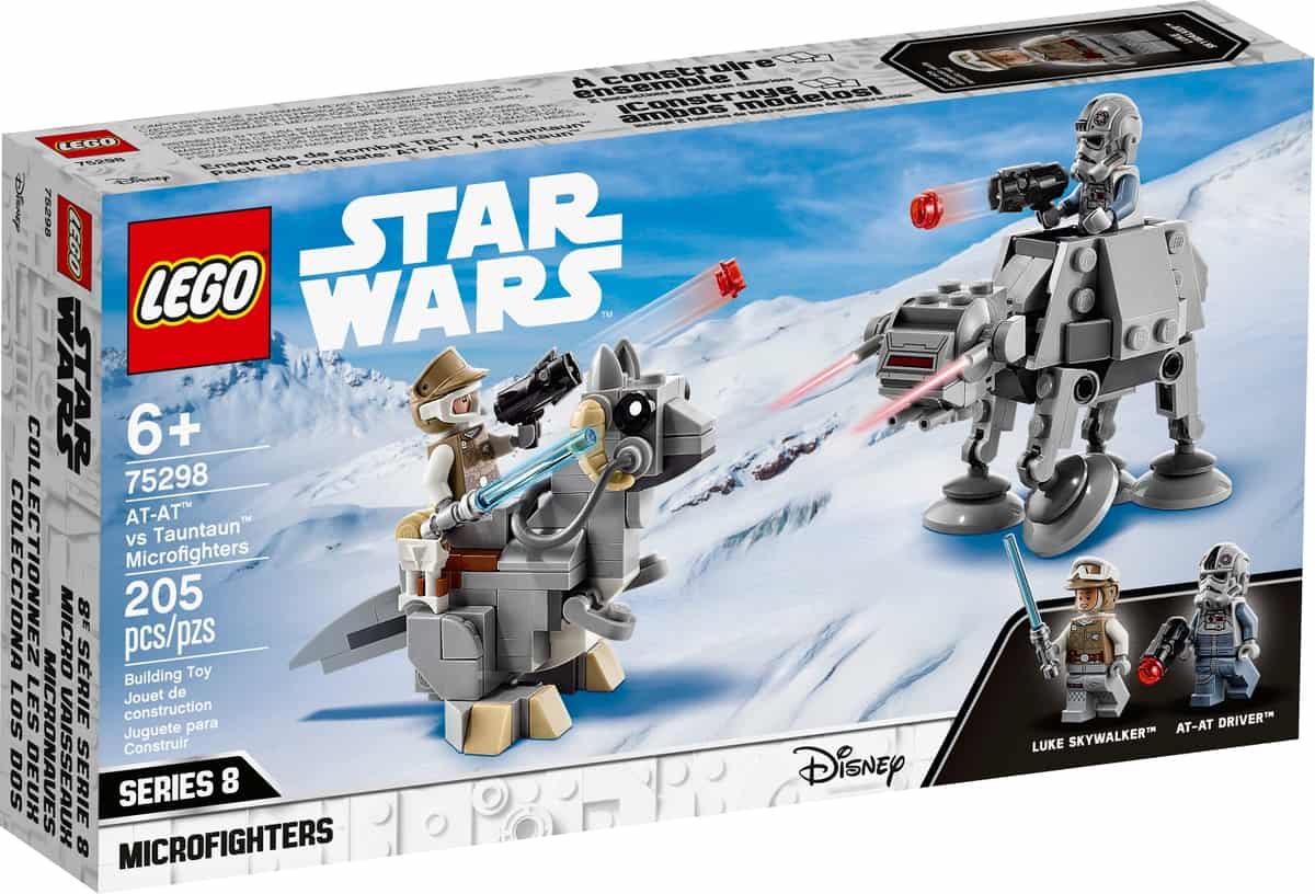 lego 75298 at at vs tauntaun microfighters