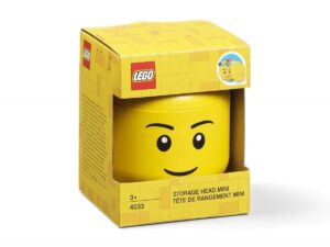 LEGO Jungenkopf – Kleine gelbe Aufbewahrungsbox 5006258