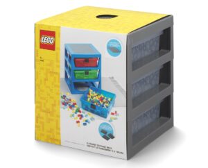 LEGO 5006608 Aufbewahrungsbox mit 3 Schubladen in Grau