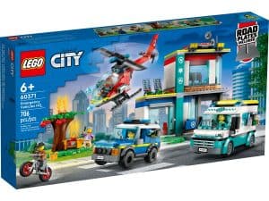 LEGO Hauptquartier der Rettungsfahrzeuge 60371