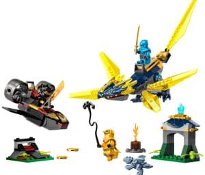 LEGO Duell zwischen Nya und Arins Babydrachen 71798