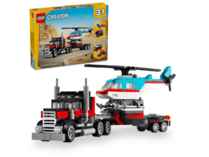 LEGO Tieflader mit Hubschrauber 31146
