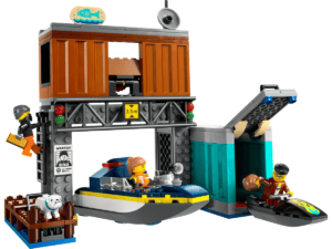 LEGO Polizeischnellboot und Ganovenversteck 60417