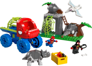 LEGO Spideys Team auf Rettungsmission im Dino-Truck 11199