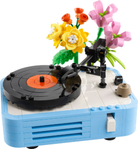 record player with flowers 31172